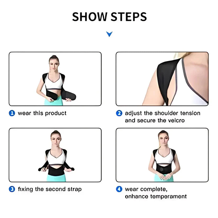 WOW SHOPPERS™ Posture Corrector for Shoulder Belt For Men & Women