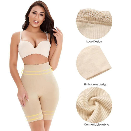WOW SHOPPERS™ 4-in-1 Seamless Shaper – Slim Tummy, Thighs, Hips & Back